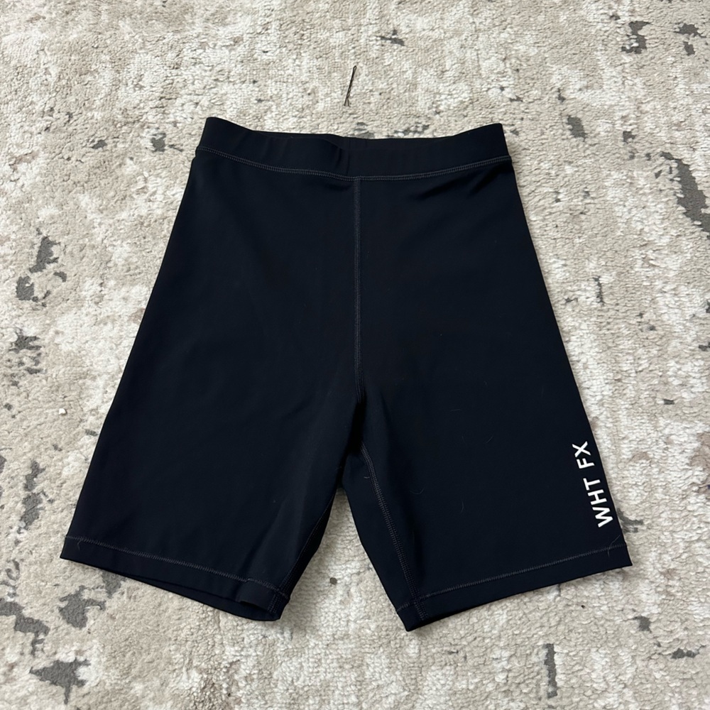 White Fox Black Biker Shorts Size Small